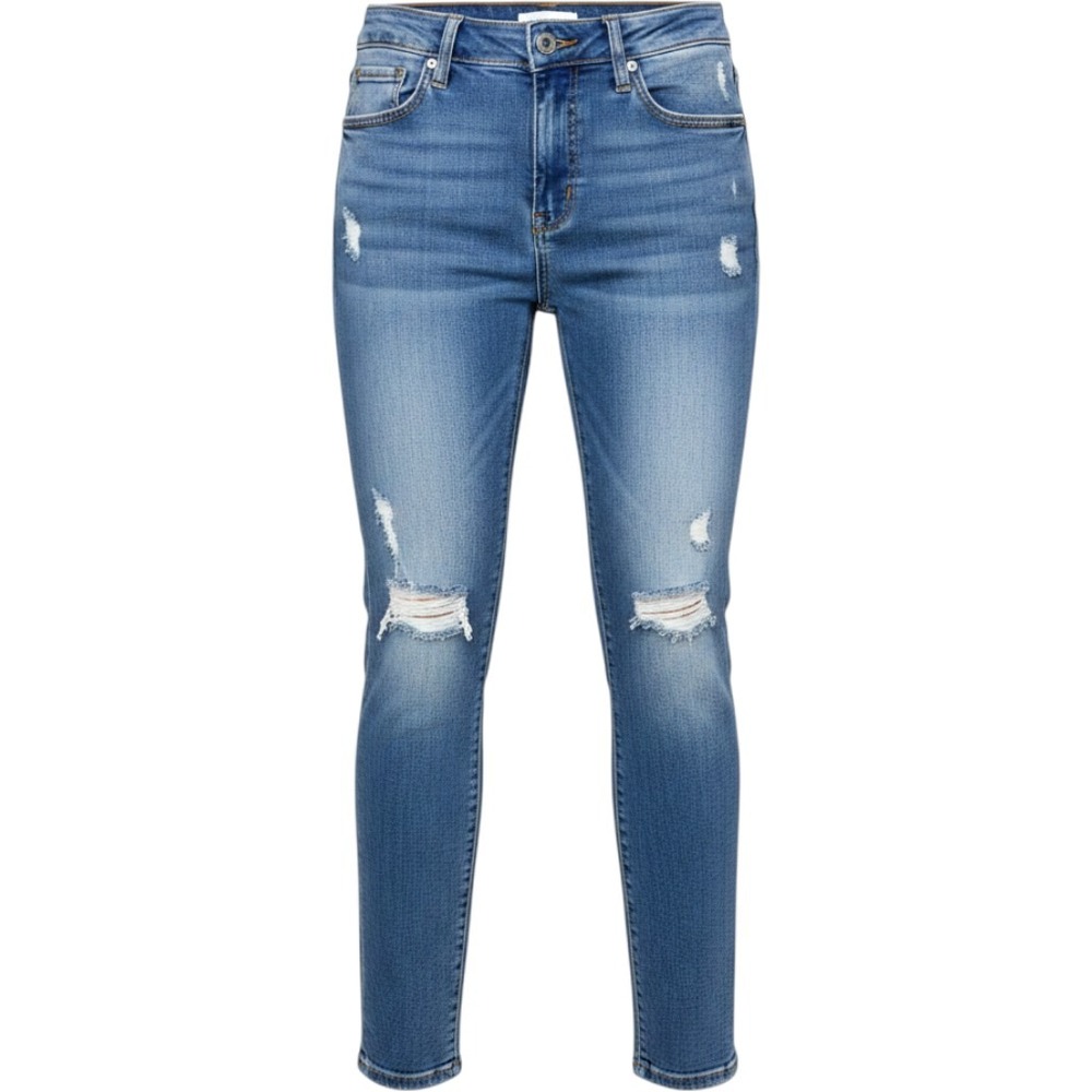 Umgee Denim NWT Womens Distressed Skinny Jeans Blue Medium Wash Size 5